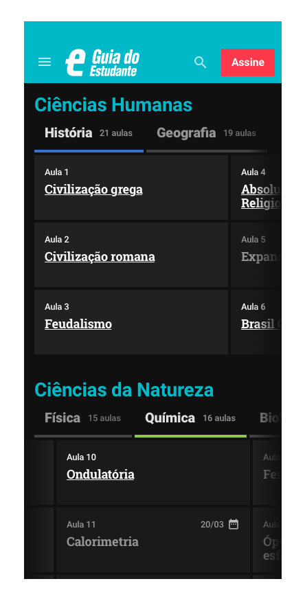 Mobile GE Play Curso ENEM Screen 6