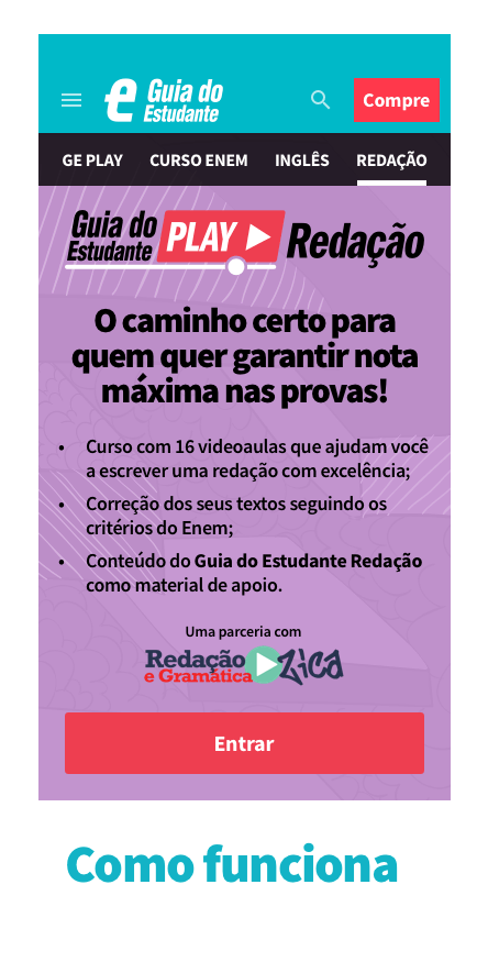 Mobile GE Play Redação